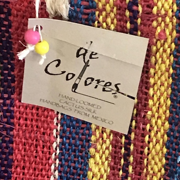 Multi color straw handbag - Picture 2 of 2